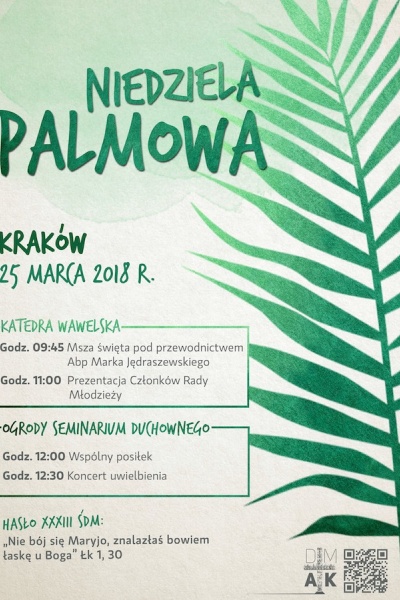 niedziela palmowa w krakowie